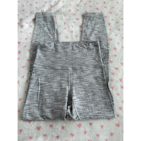 Lululemon High Rise Wunder Under Heather Gray Full length Leggings Size 4 - Picture 4 of 7